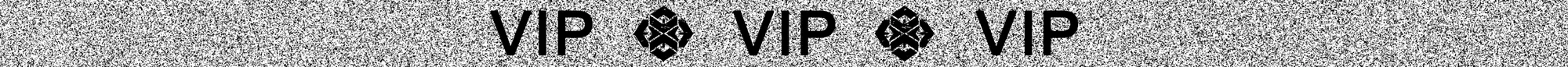 Hard Voltage VIP wristband: black VIP lettering and logo on silver glitter stock